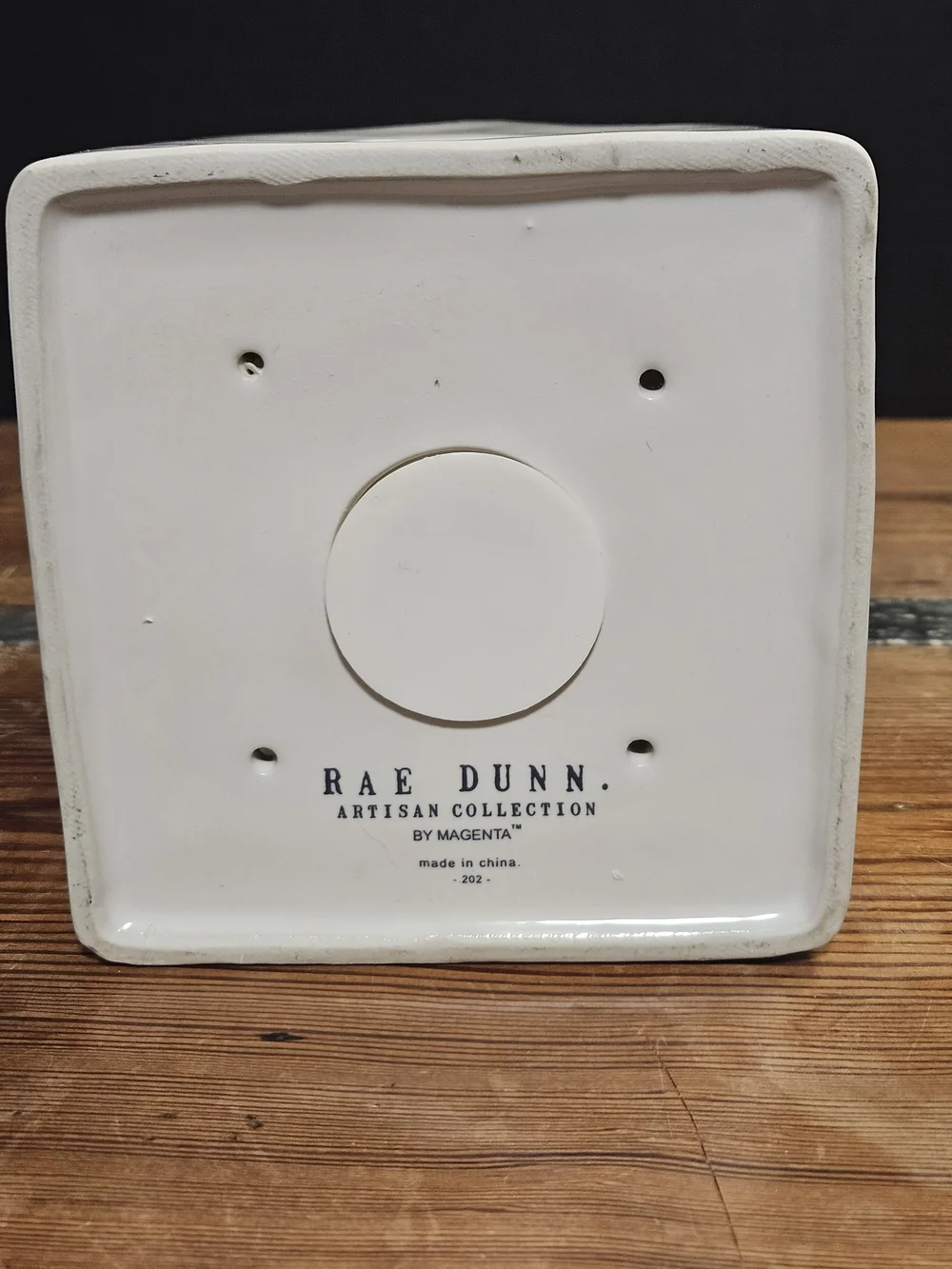 Rae Dunn Ceramic 'Baby Bird' Hanging Birdhouse - White